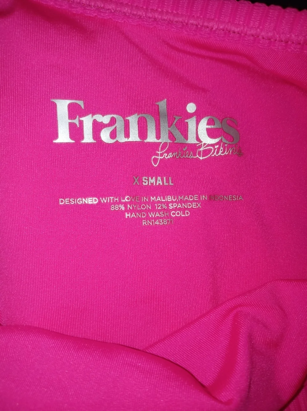 Frankies Bikinis X Free People Movement Cody One Piece Swimsuit Size XS